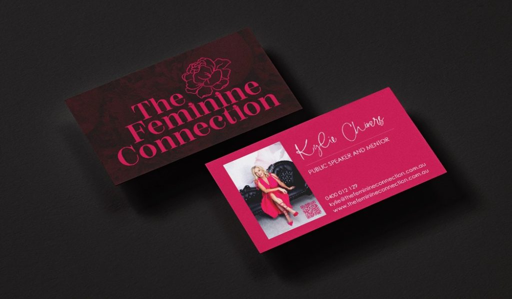 Business Card Design Concept for The Feminine Connection